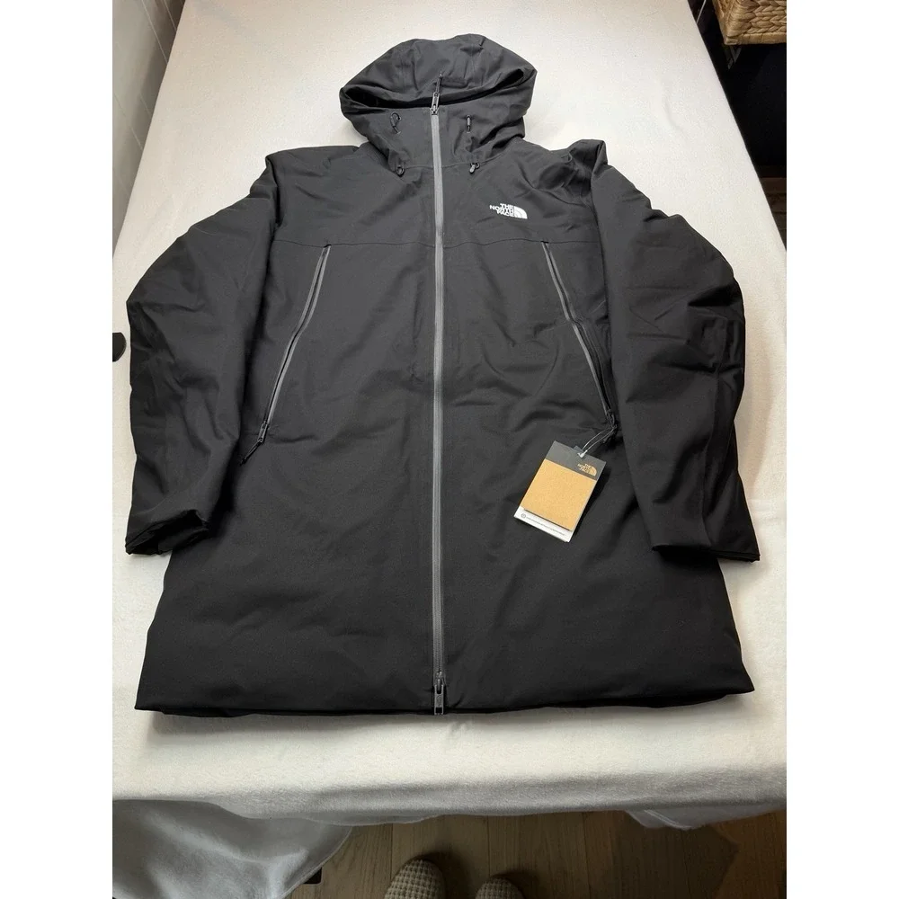 The North Face Mountain Range 600-Down Parka Jacket Black NWT $400 SMALL